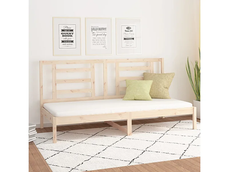 Tagesbett,Sofabett 80x200 cm Massivholz Kiefer -gkd67656
