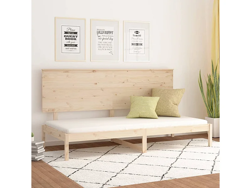 Lit-90x200 cm de jour Bois de pin massif HOQW79686