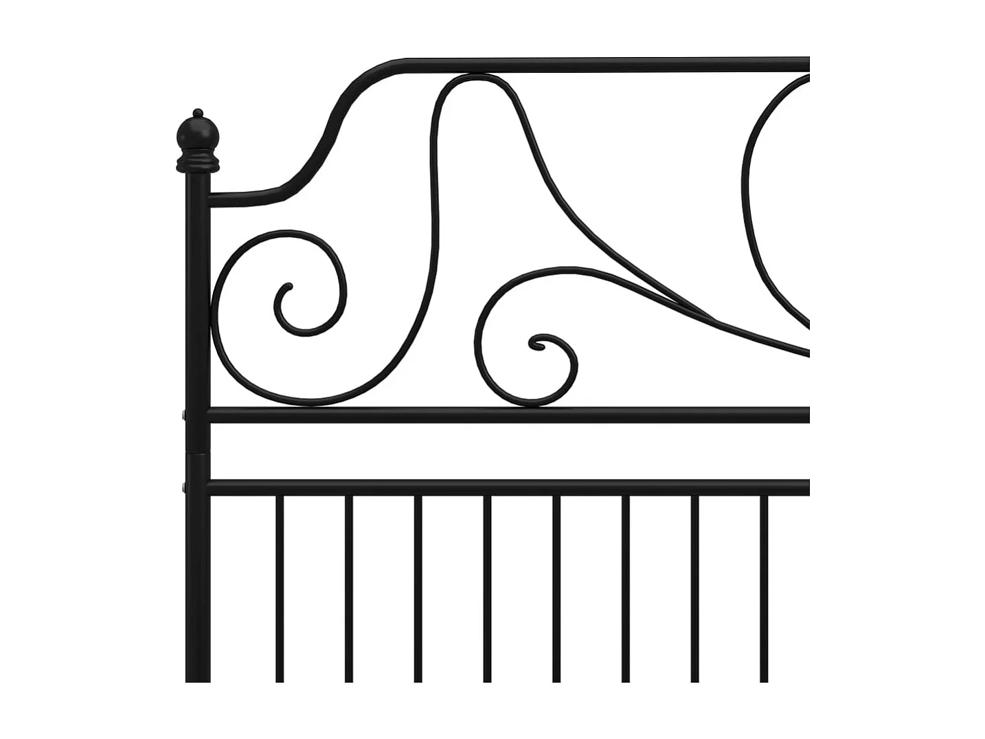 Cama -200x200 cm de metal YOE96236