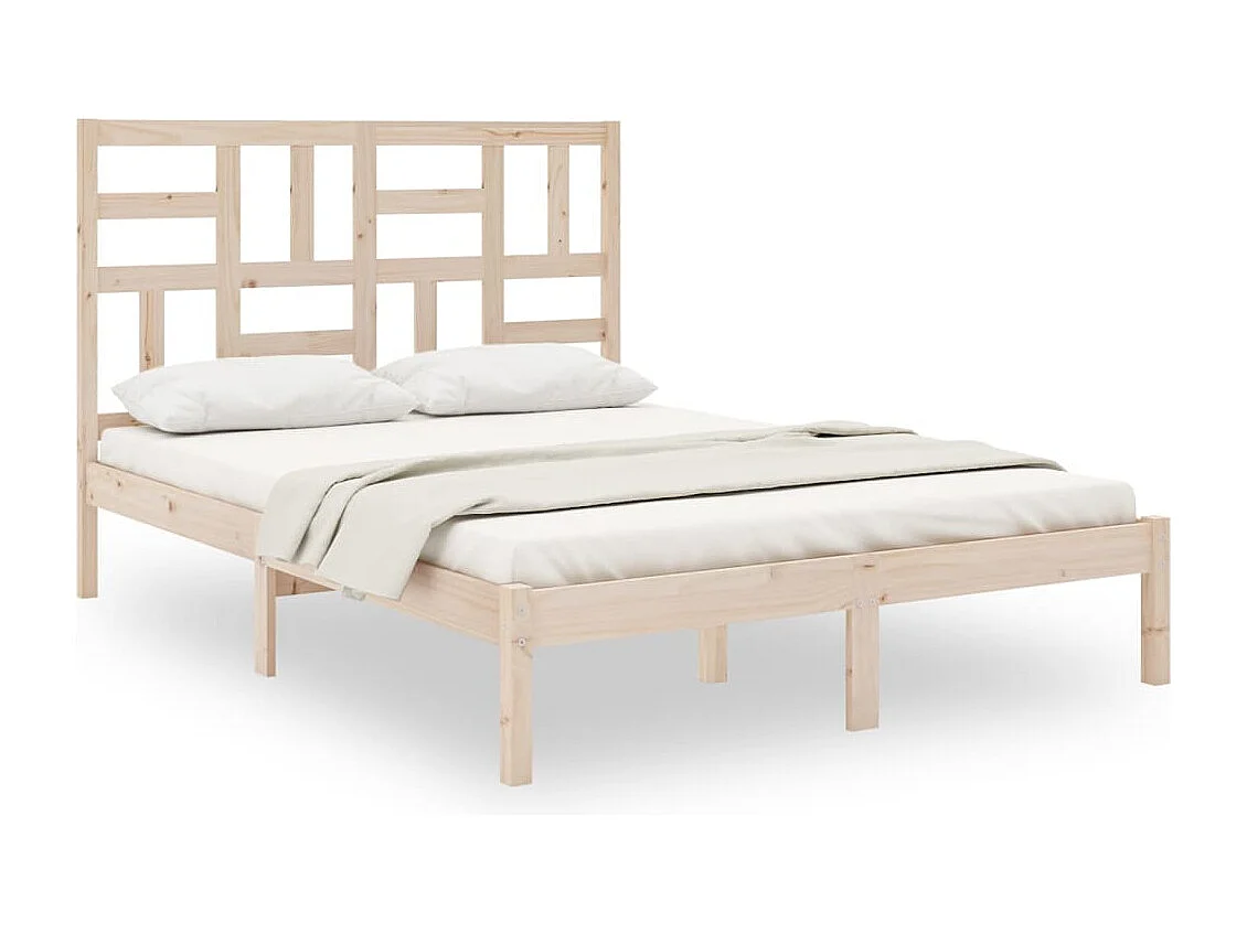 Bedframe massief hout 135x190 cm NL16056