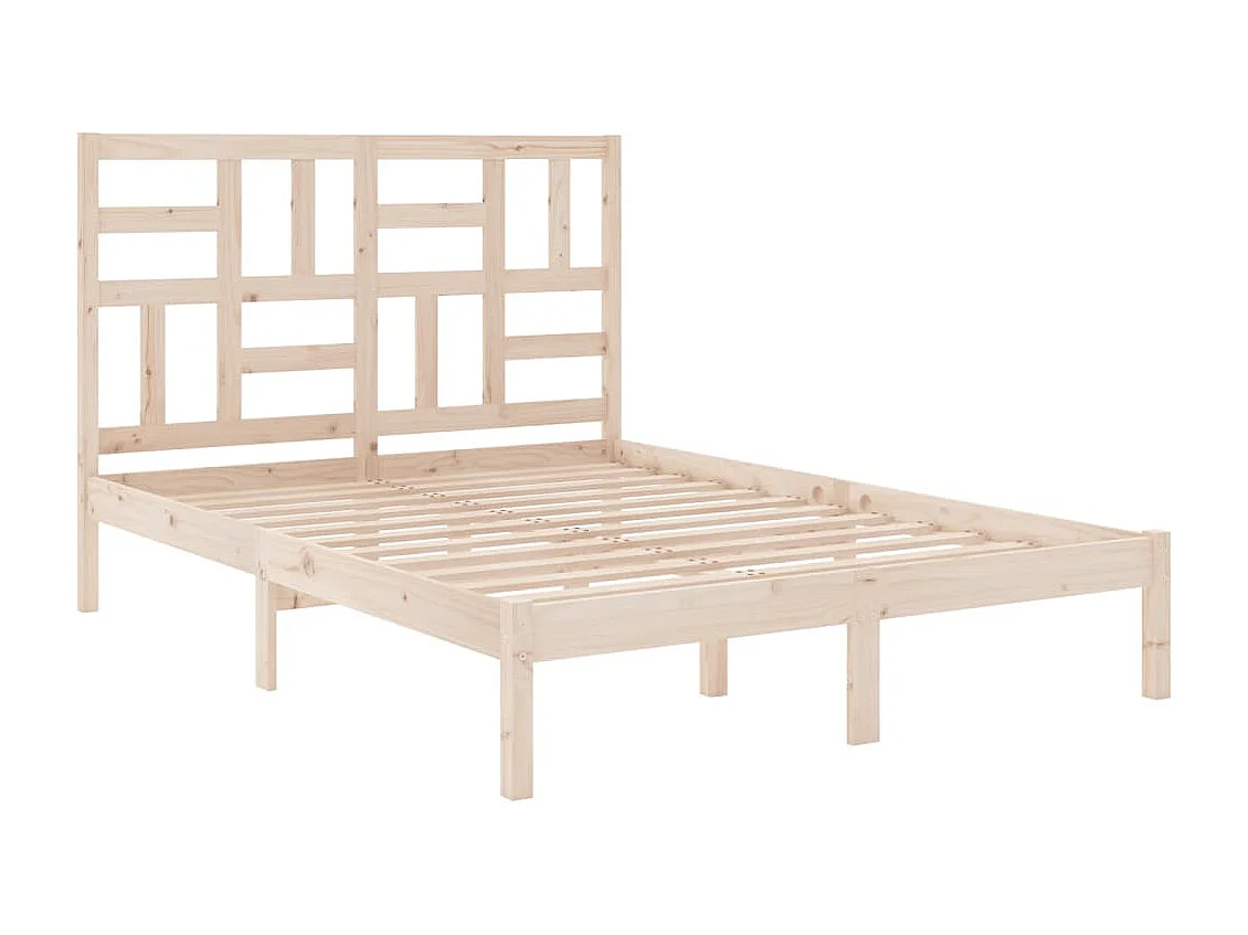 Bedframe massief hout 135x190 cm NL16056