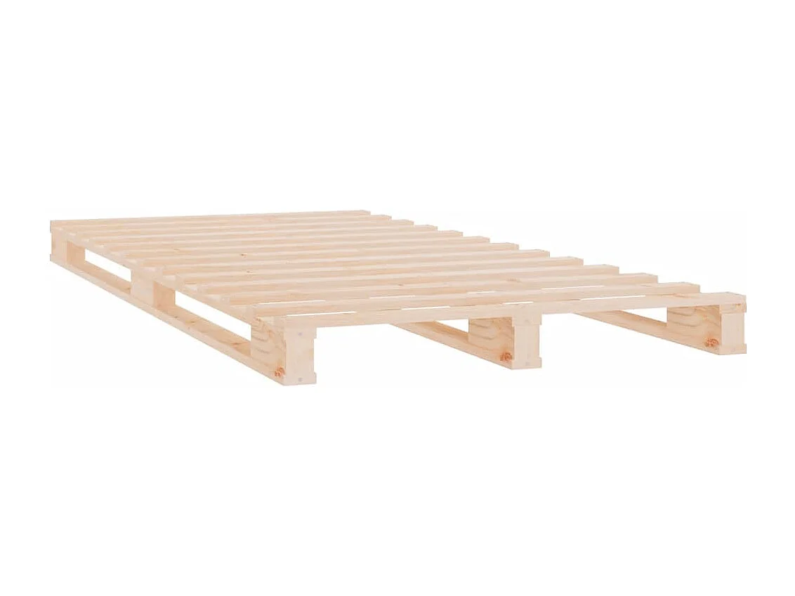 Lit-75x190 cm de palette bois pin massif petit simple HOQW44803