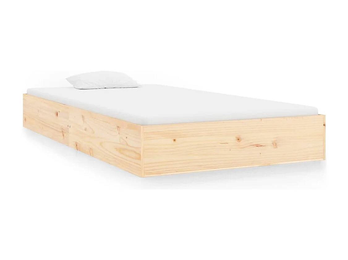 Lit-90x200 cm bois massif HOQW11768