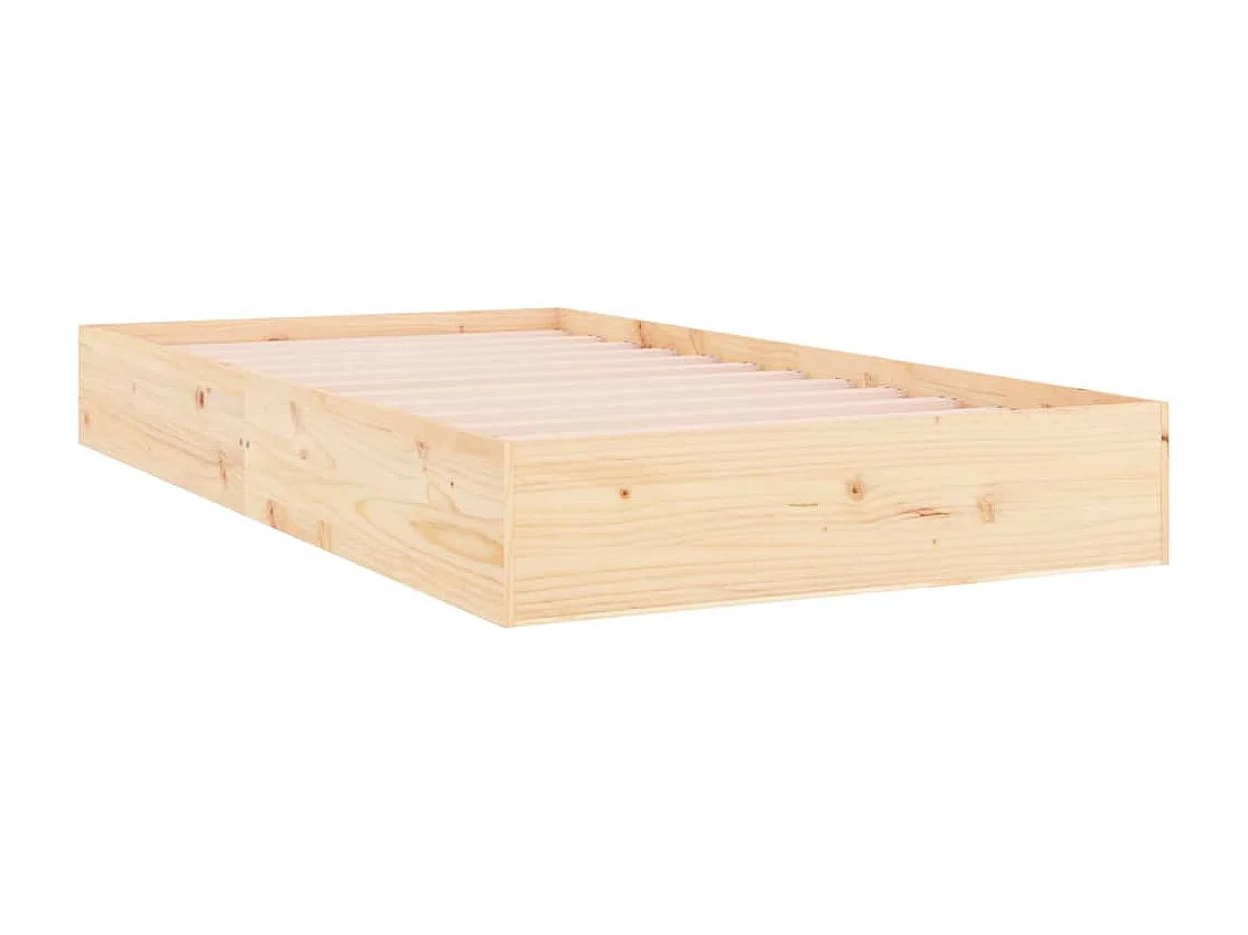Lit-90x200 cm bois massif HOQW11768