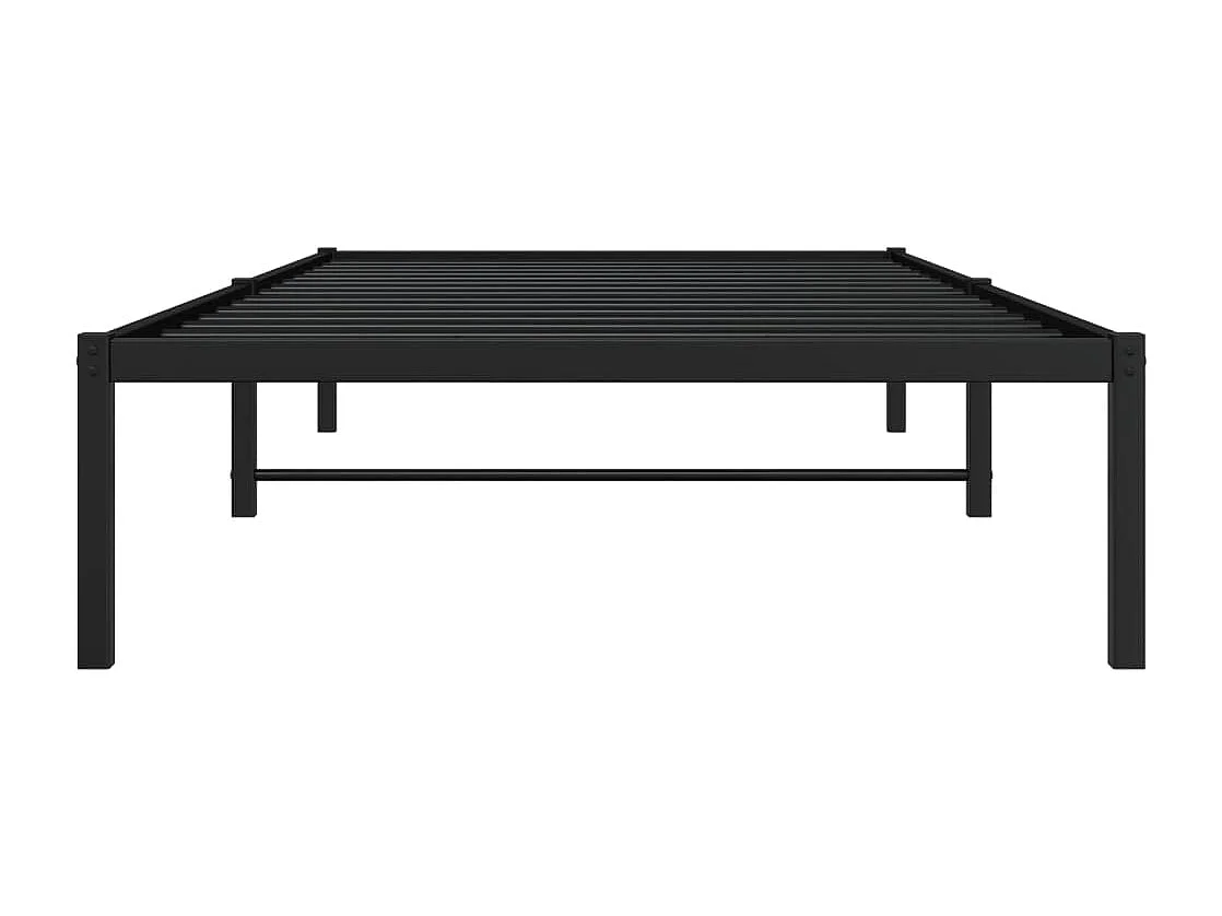 Lit-107x203 cm métal noir HOQW21000