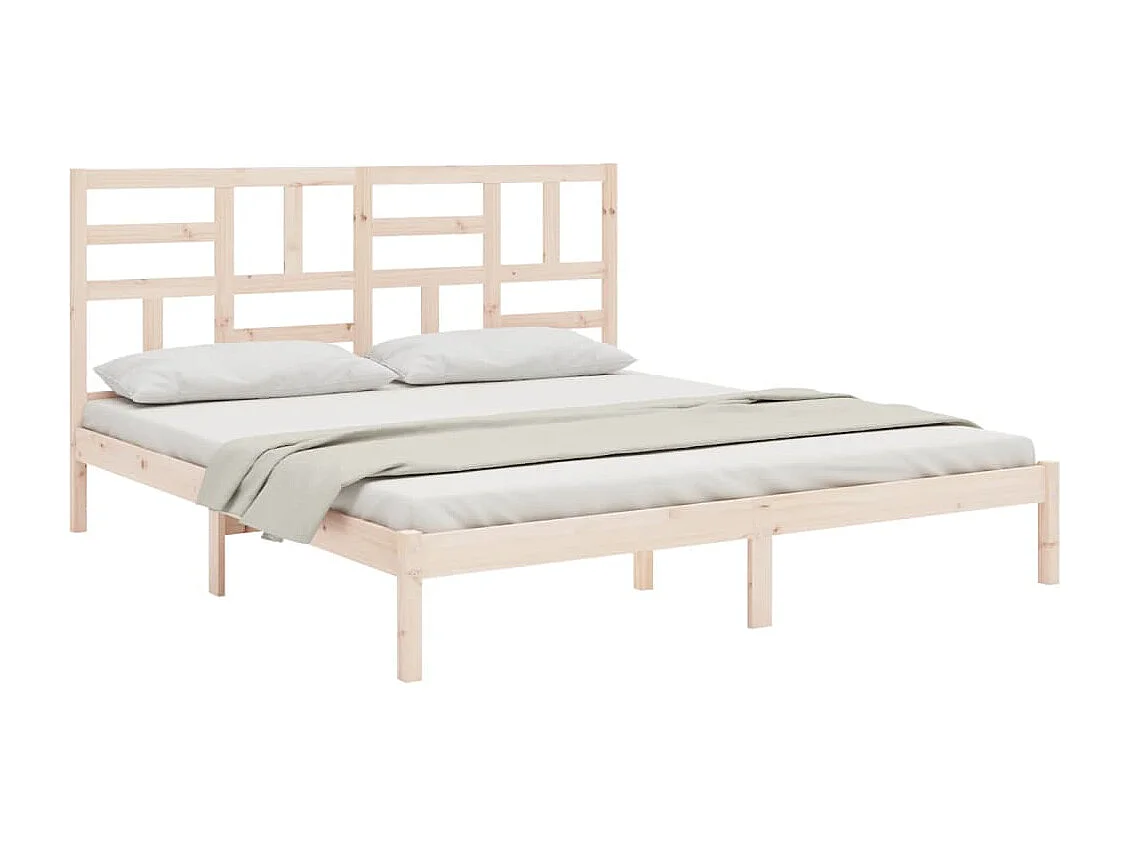 Cama super king 180x200 cm madeira maciça PT273019