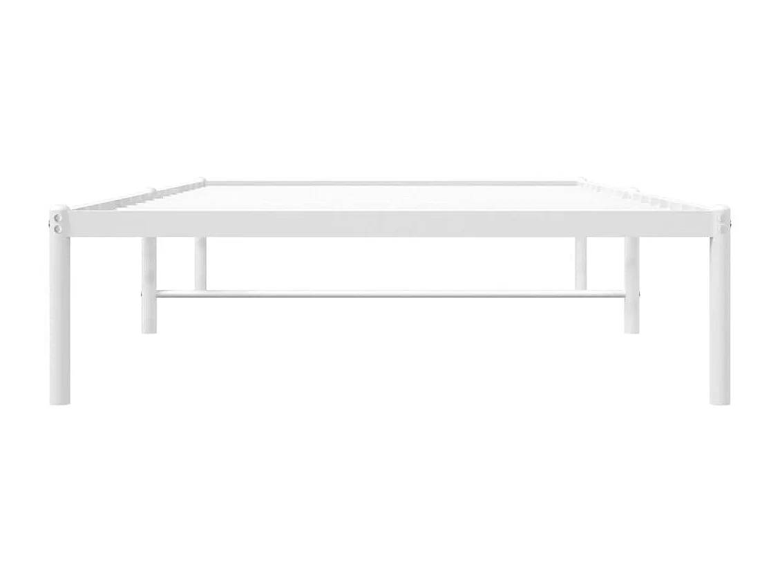 Lit-100x200 cm métal blanc HOQW19034