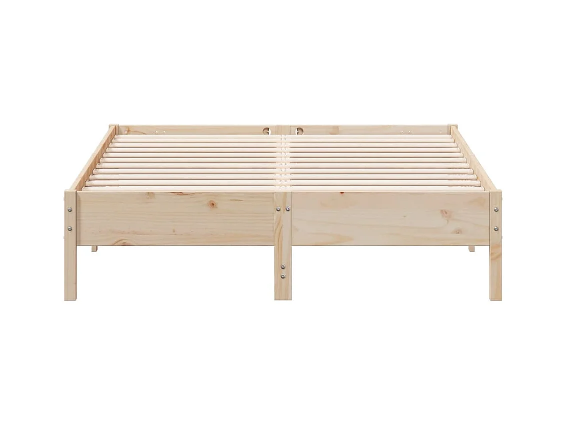 Lit-160x200 cm bois de pin massif HOQW69756