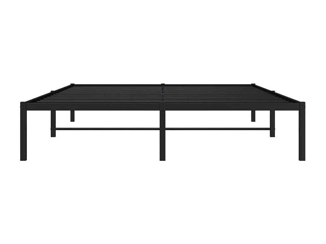 Lit-150x200 cm métal noir HOQW37051