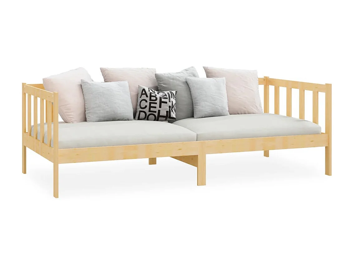 Tagesbett,Sofabett Massivholz Kiefer 90x200 cm -gkd94148