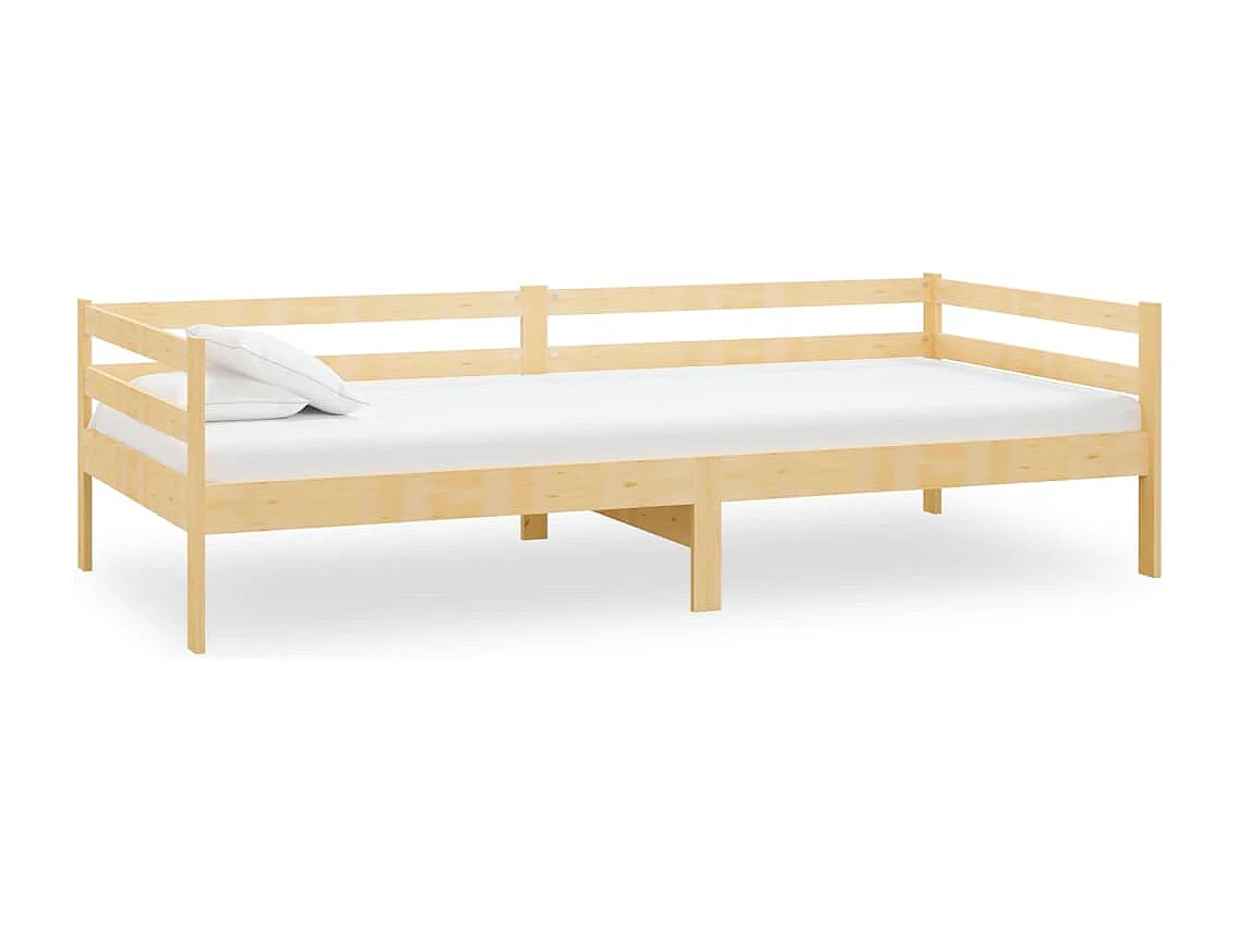 Tagesbett,Sofabett mit Matratze 90x200 cm Kiefer Massivholz -gkd45786