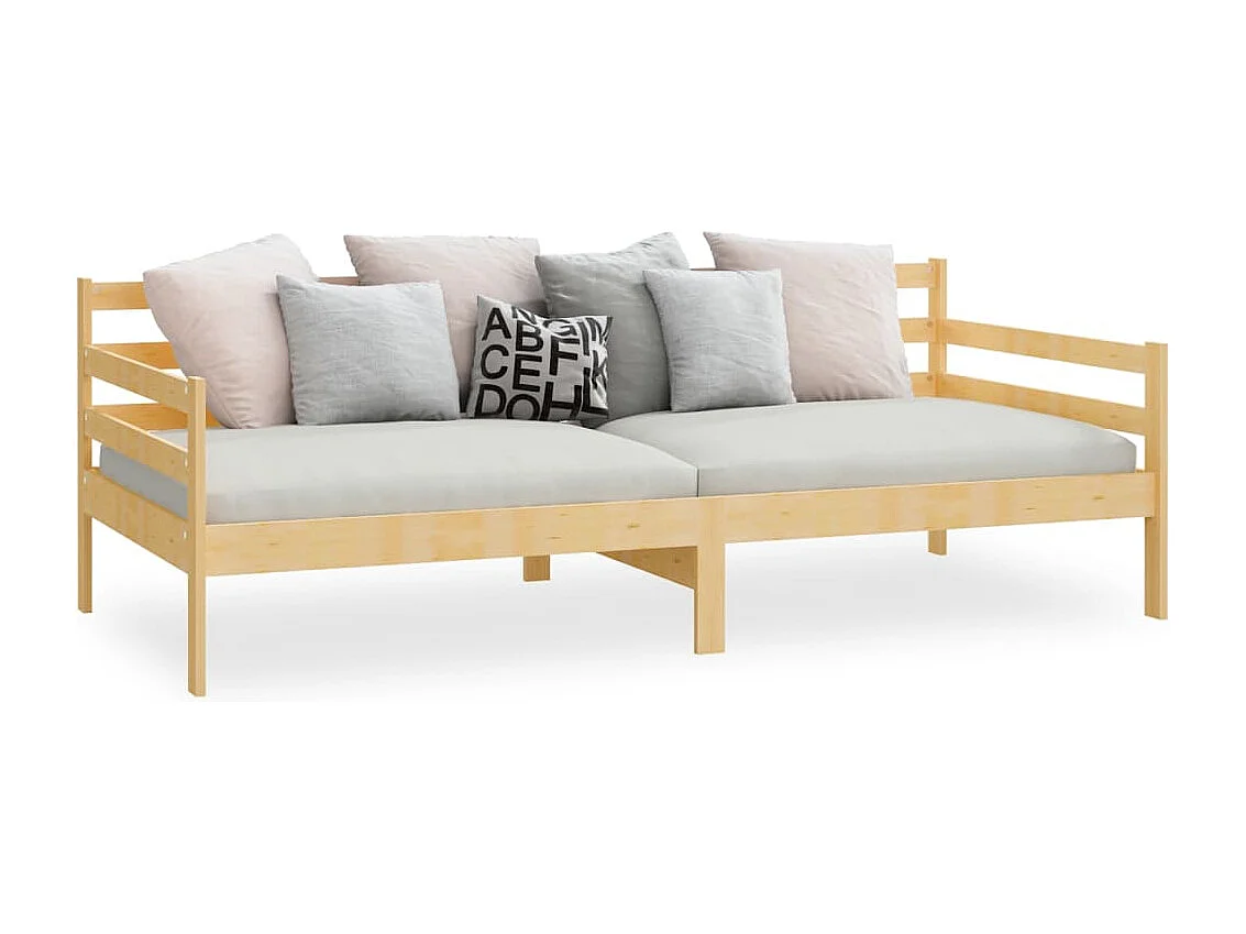 Tagesbett,Sofabett Massivholz Kiefer 90x200 cm -gkd79590