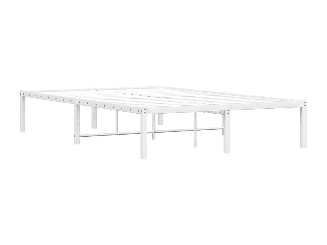 Cama -120x200 cm de metal blanca YOE43864
