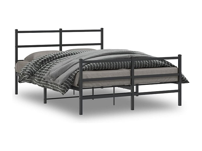 Zinus Kai Bed 100 x 200 cm, hoogte 23 cm, bamboe en metalen platform, bedframe met hoofdeinde en stalen lattenbodem, bruin en zwart