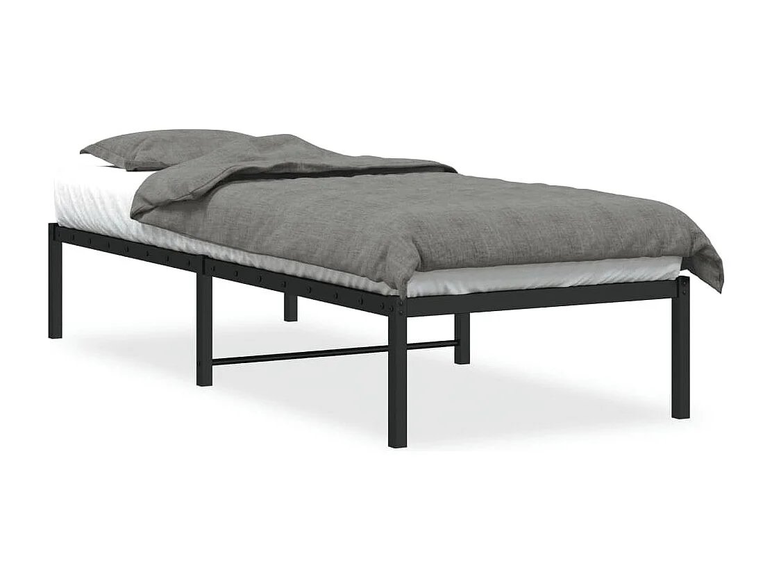 Lit-75x190 cm métal noir HOQW82533