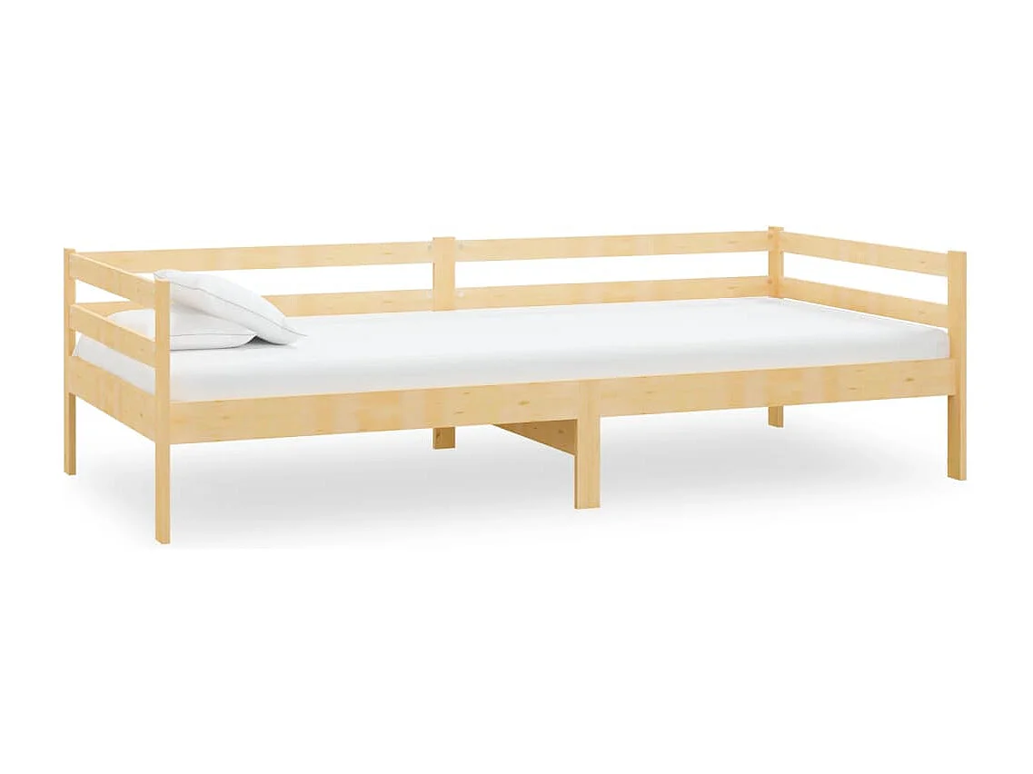 Tagesbett,Sofabett mit Matratze 90x200 cm Kiefer Massivholz -gkd49907