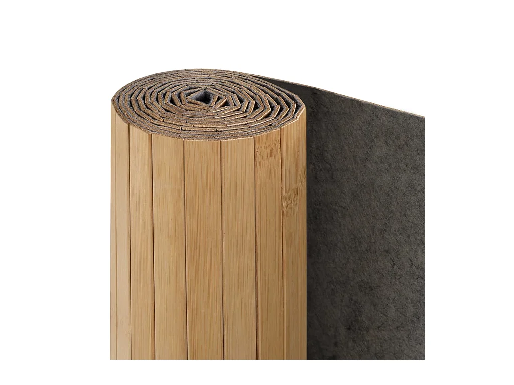 Biombo divisor de bambú natural 250x165 cm ES500787