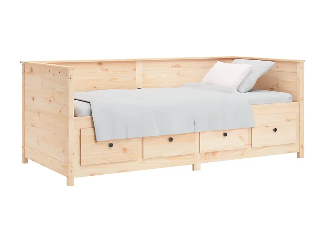 Lit - 90x200 cm Bois de pin massif WVGQ2563