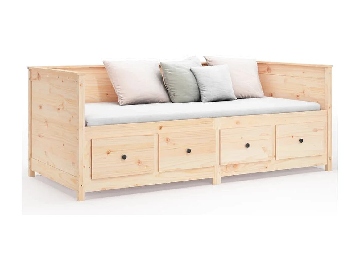 Lit - 90x200 cm Bois de pin massif WVGQ2563