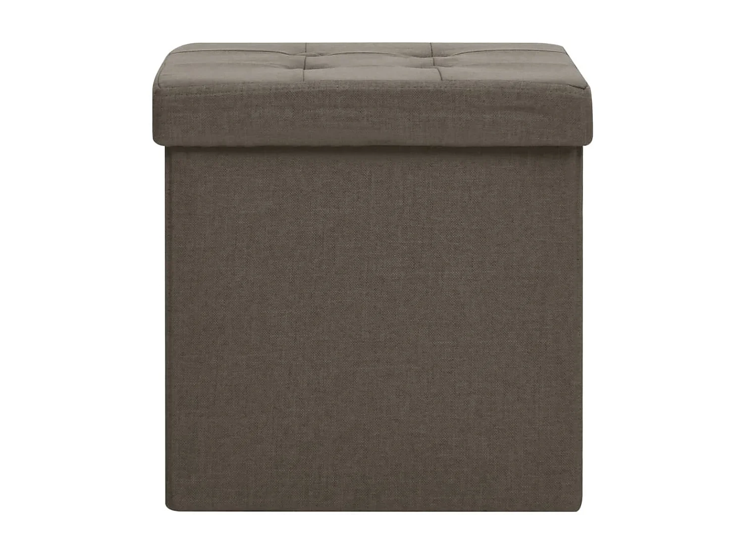 Tabouret de rangement pliable Marron Faux lin REO91513