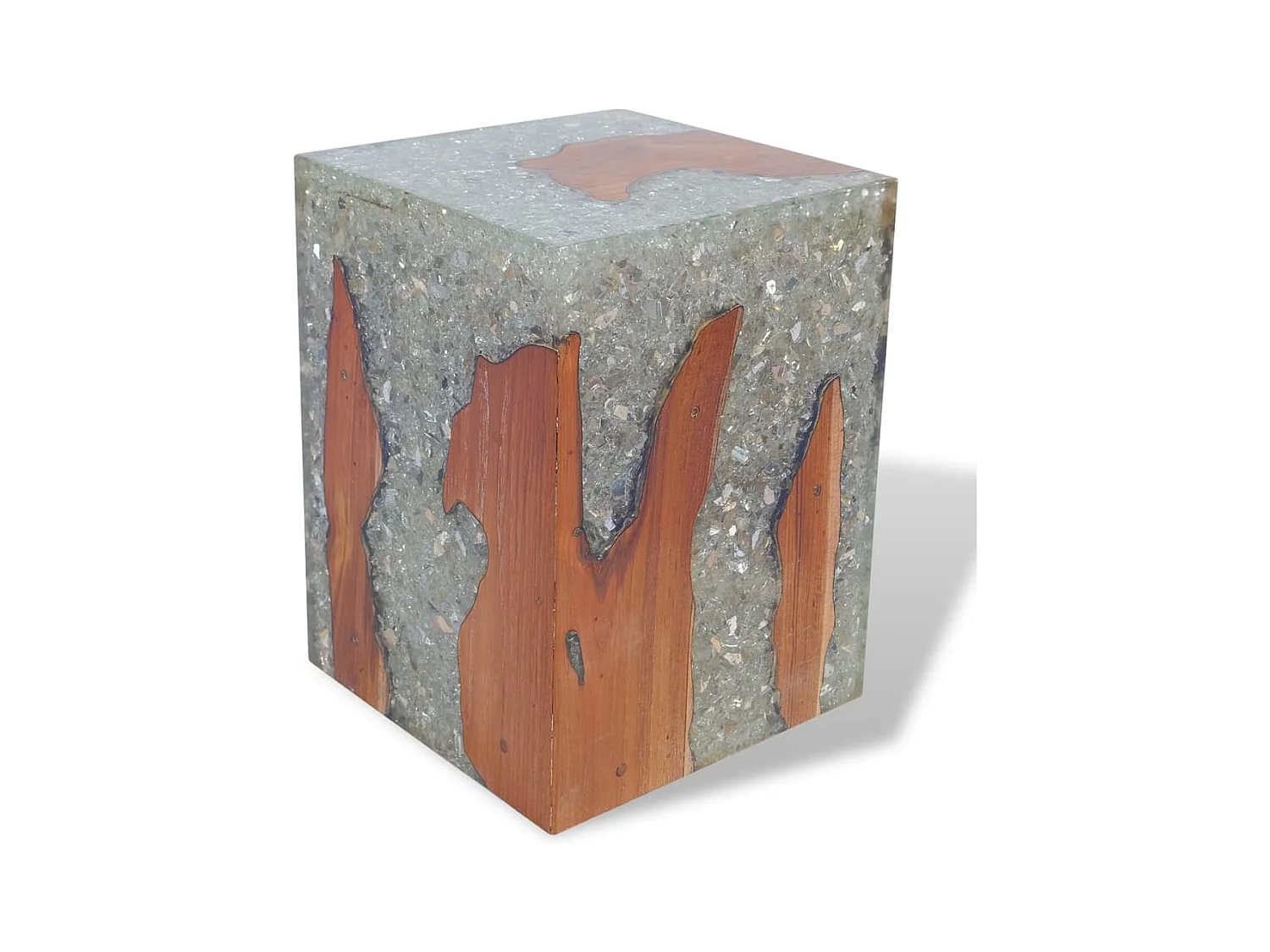 Kruk massief teakhout en hars NL373069