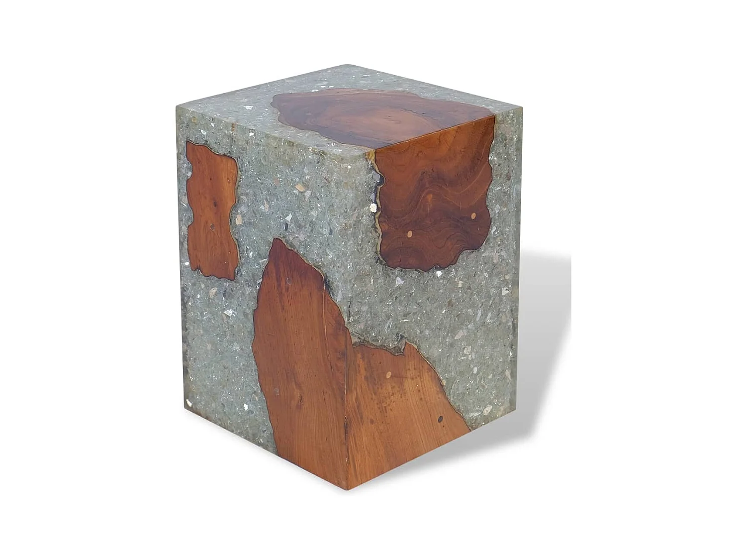 Kruk massief teakhout en hars NL373069