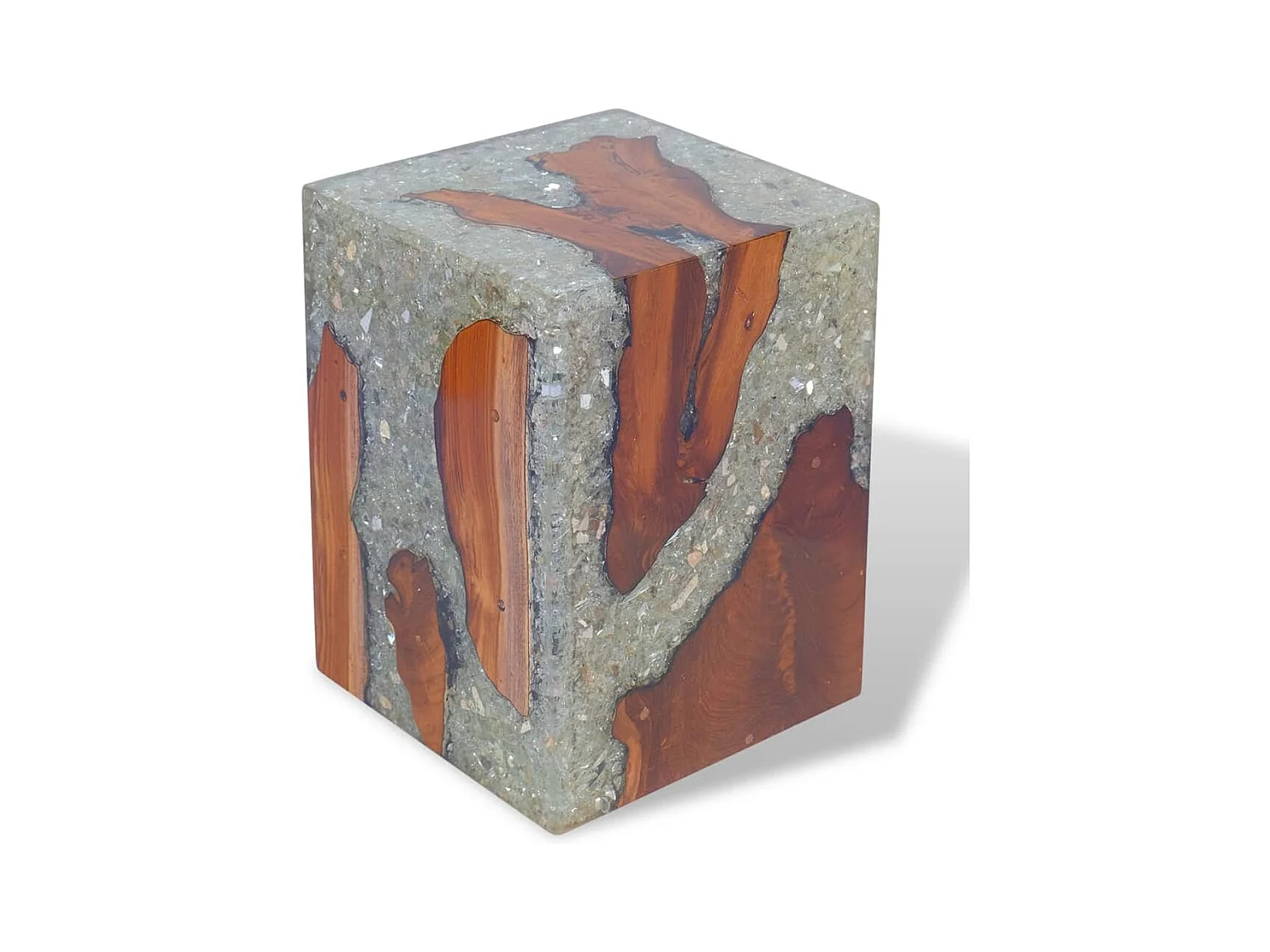 Kruk massief teakhout en hars NL373069