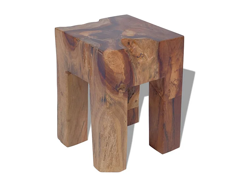 Tabouret Bois de teck massif REO17548