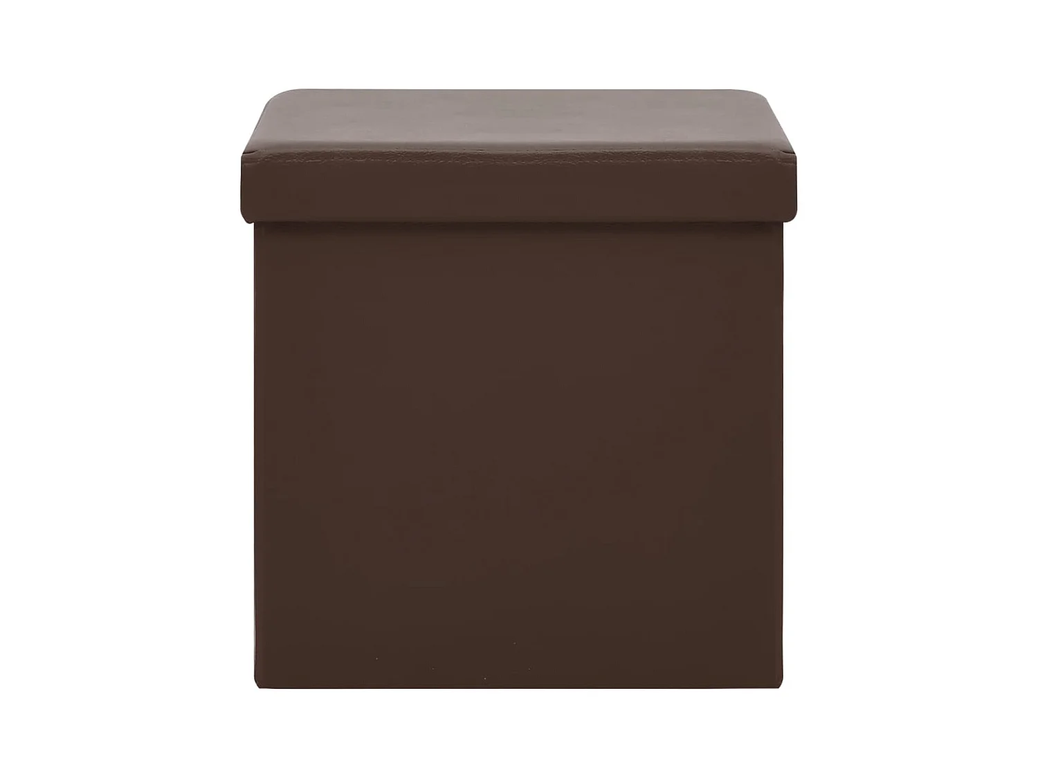 Tabouret de rangement pliable Marron PVC REO60939