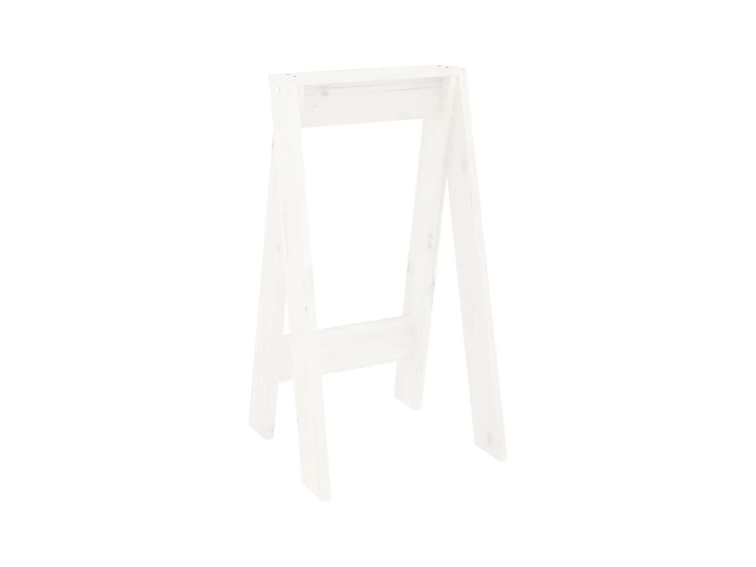 Taburetes 2 unidades madera maciza de pino blanco 40x40x75 cm ES139443