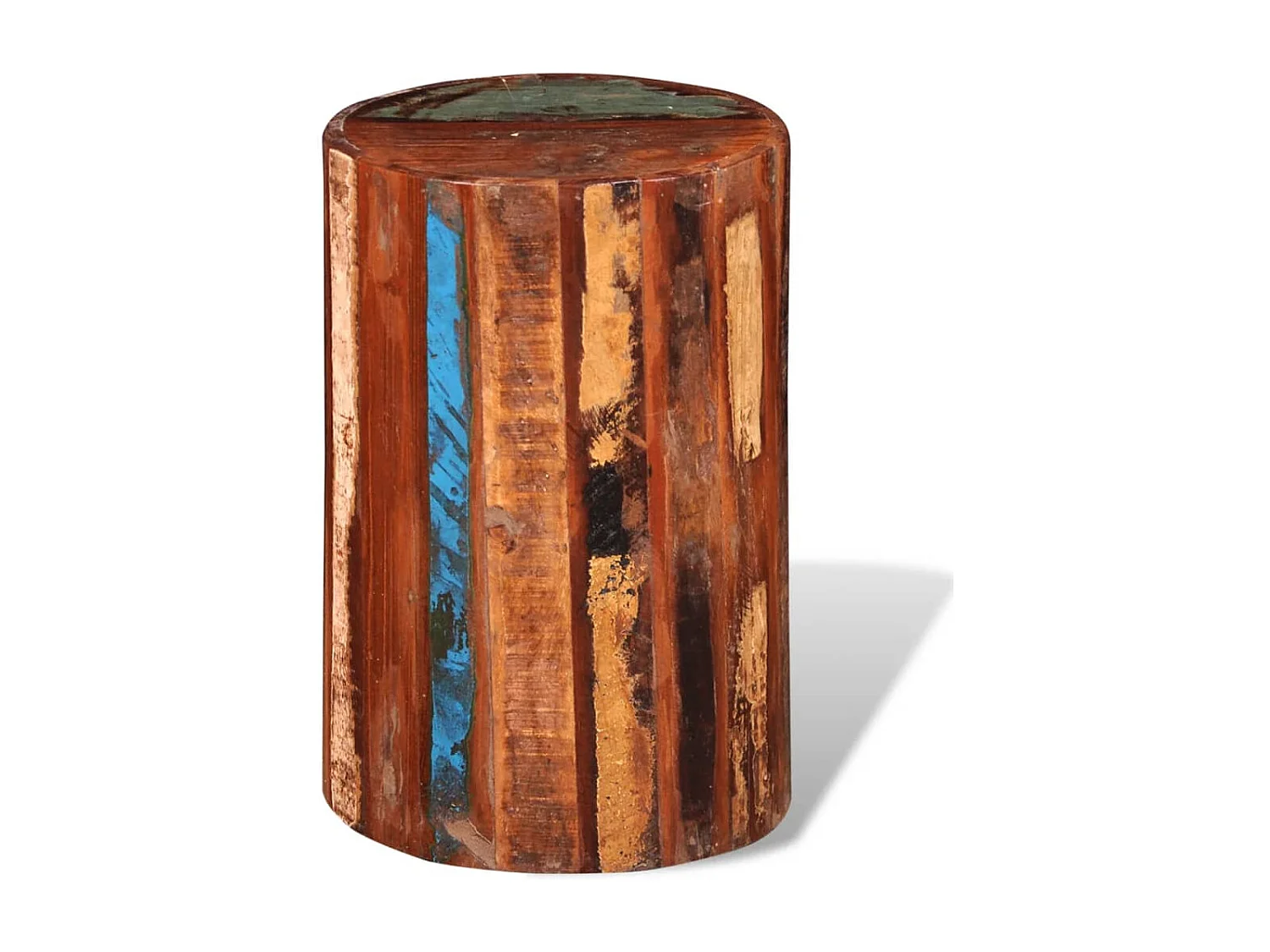 Tabouret Bois de récupération massif REO16214