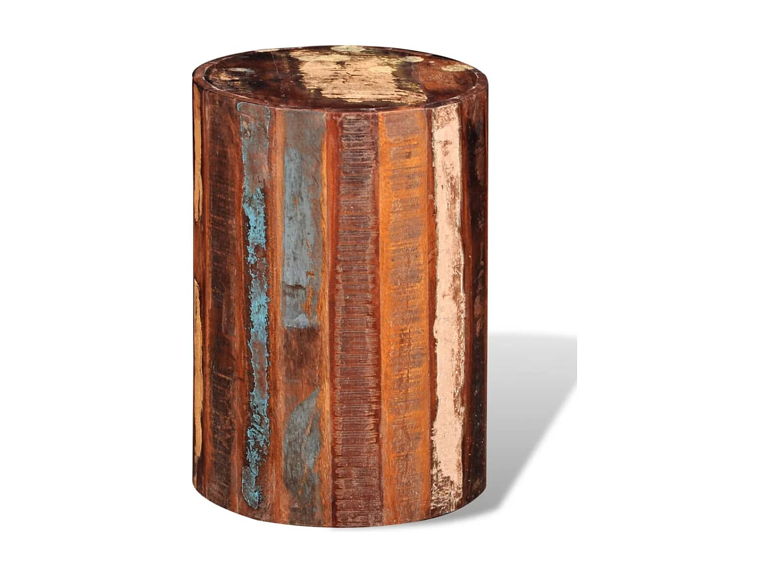 Tabouret Bois de récupération massif REO16214