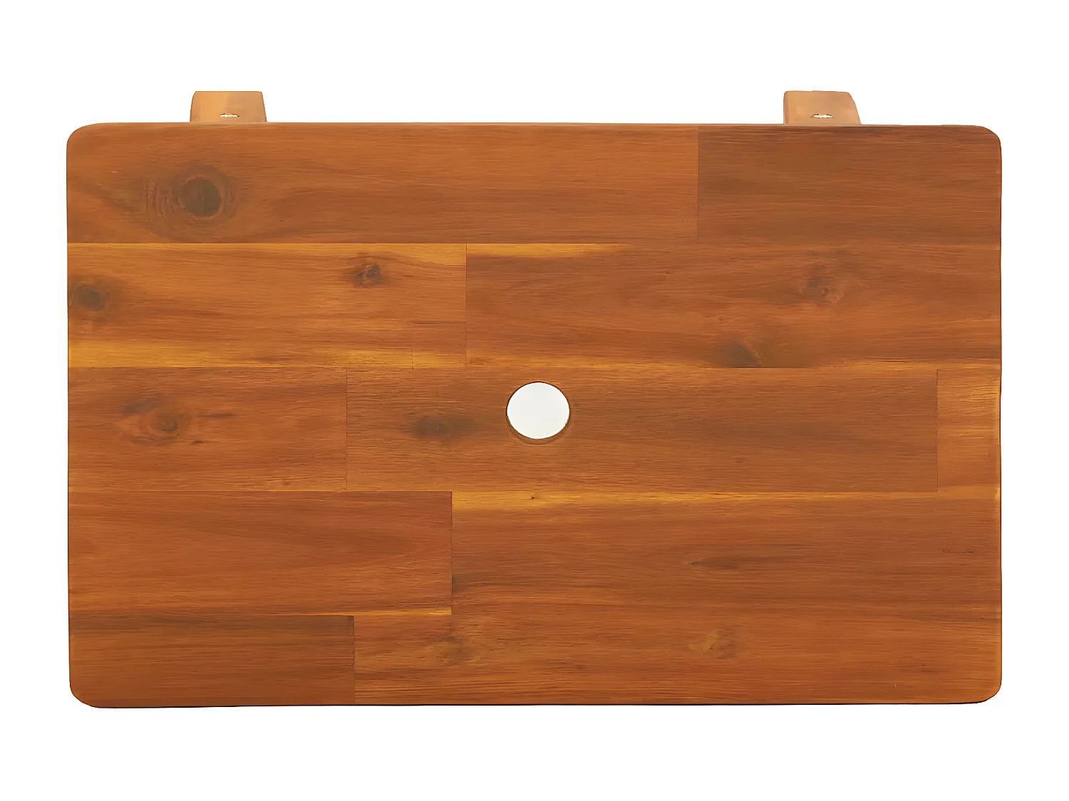 Tabouret 45x29x45 cm Rectangulaire Bois d'acacia solide REO11712
