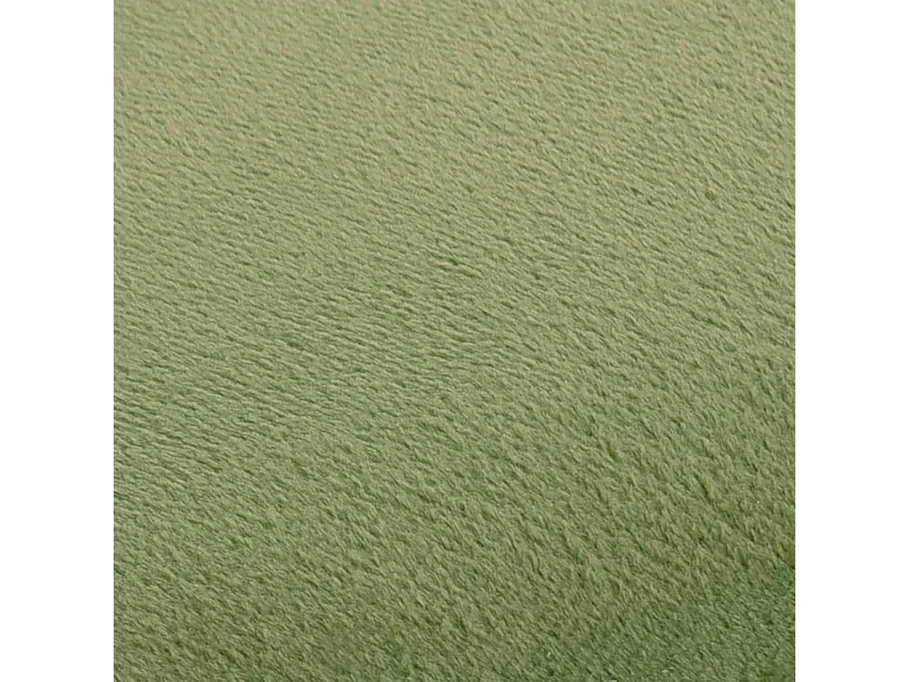 Tabouret Vert moutarde et doré Velours REO55587