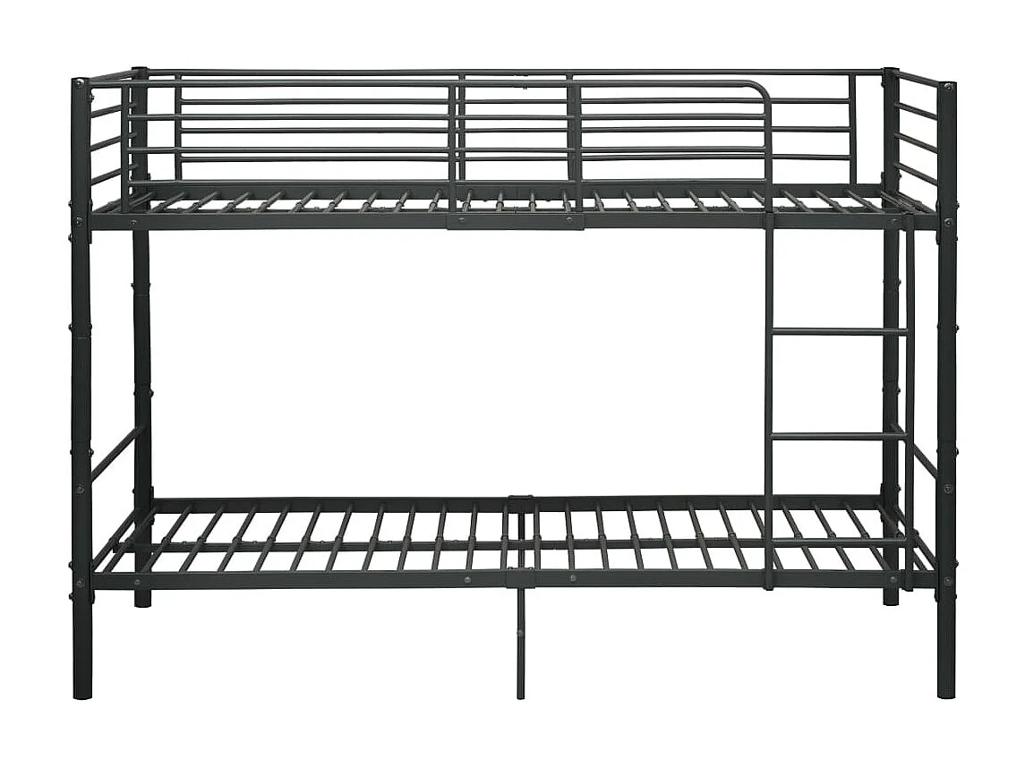 Litera - 90x200 cm de metal negro ES56284