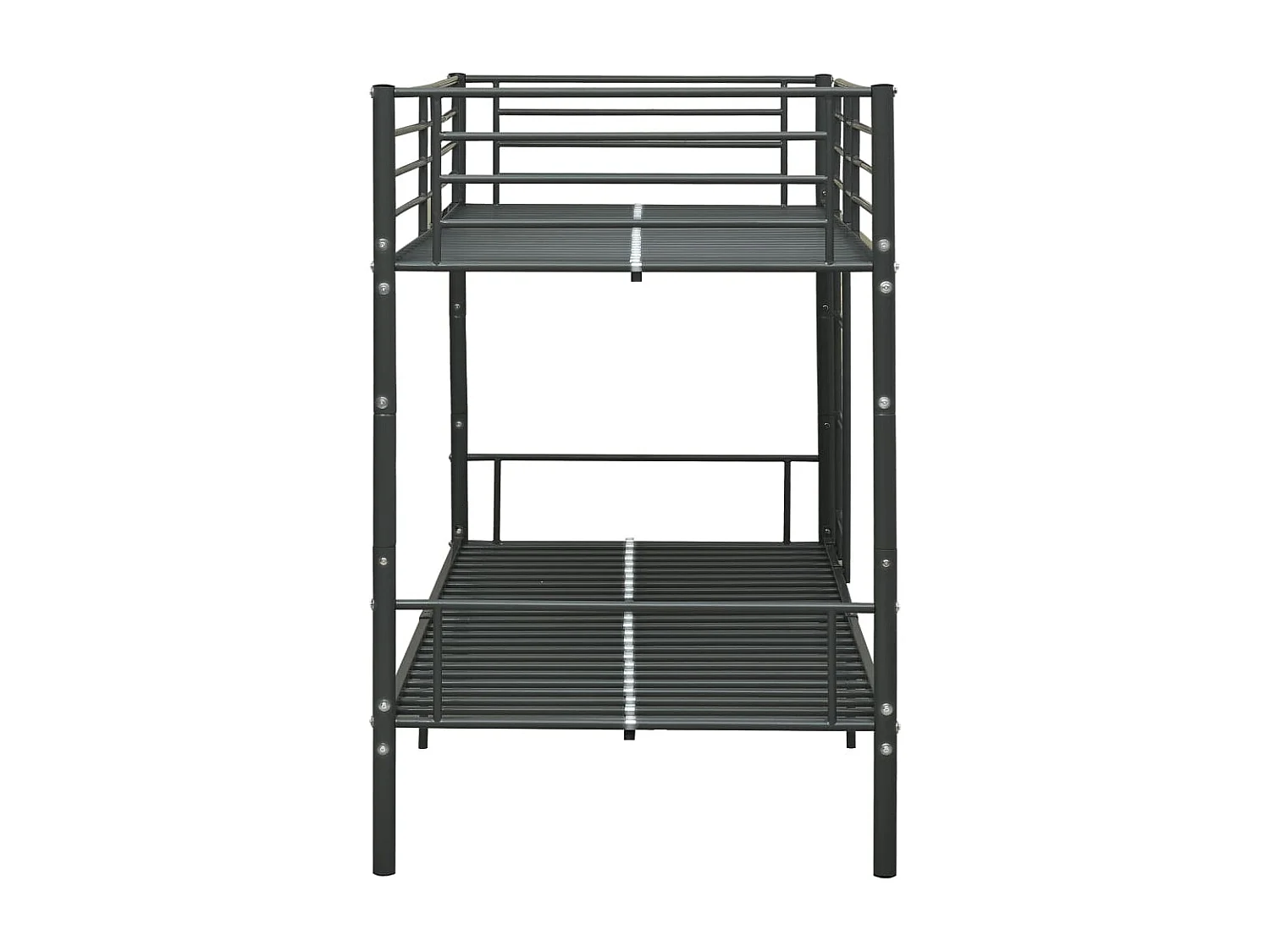 Litera - 90x200 cm de metal negro ES56284