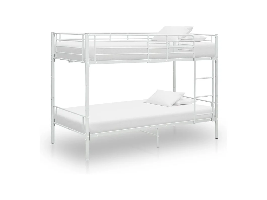 Litera - 90x200 cm de metal blanca ES80213