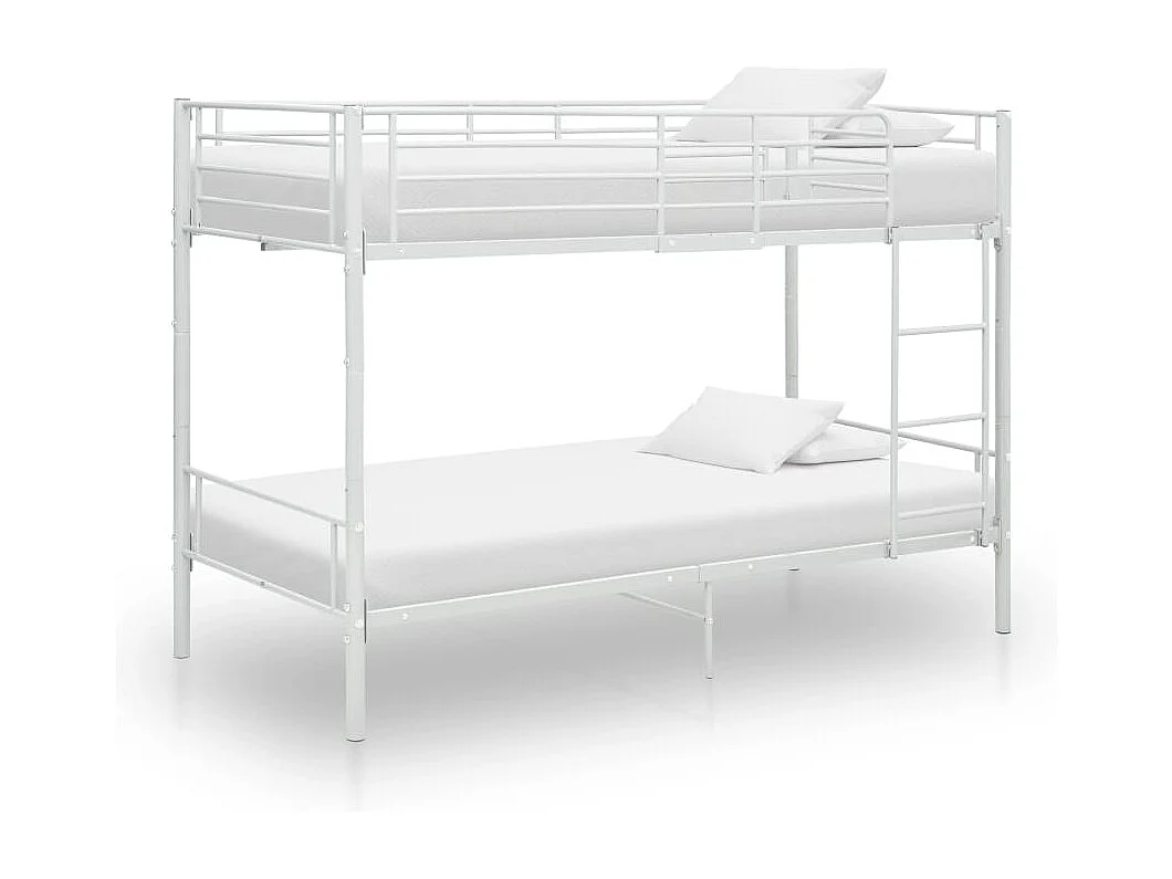 Stapelbed metaal wit 90x200 cm NL52145