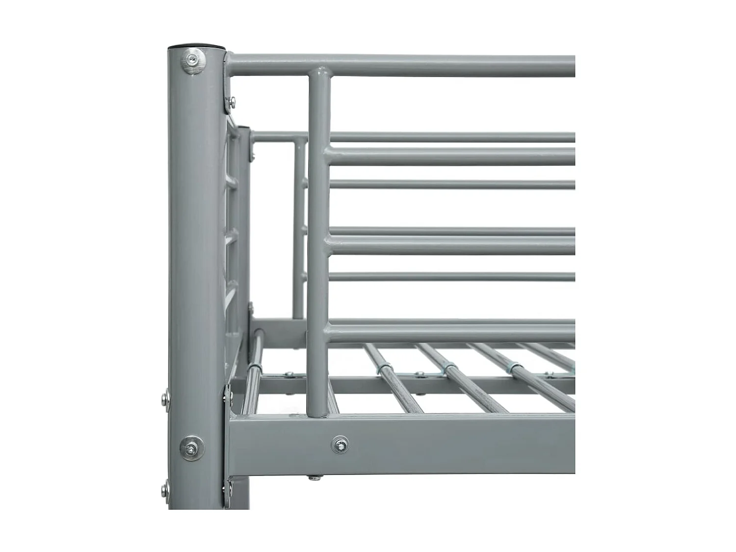 Beliche 90x200 cm metal cinzento PT799222