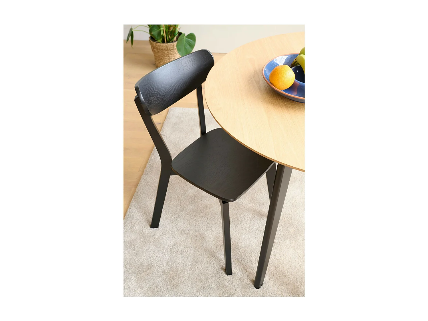 Table à manger ronde en bois D105 - LETA