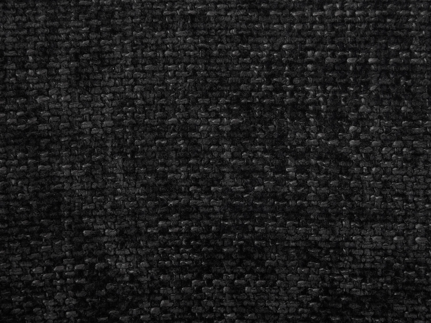 Lot de 2 chaises en tissu texturé et hêtre - Noir - MASURIE