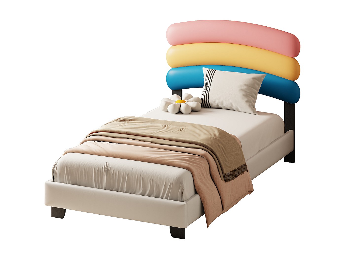 Cuscini Decorativi Arcobaleno A Forma Di Stella, Nuvola, Luna: Morbido Cotone PP, Per Cameretta Bambini, Lavabili