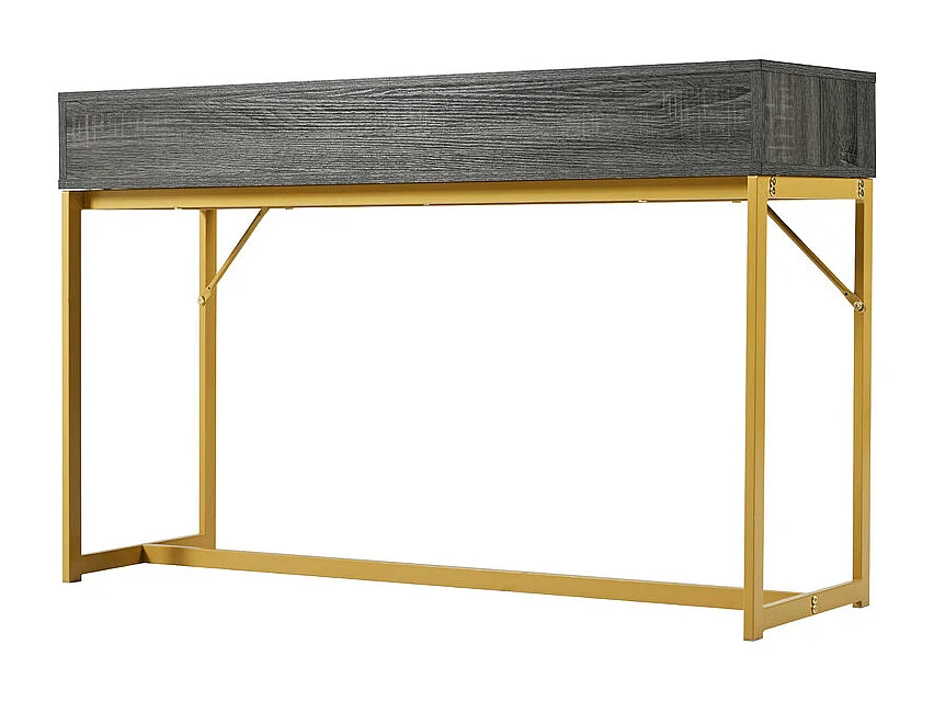 Console avec 1 tiroir - style moderne - Gris
