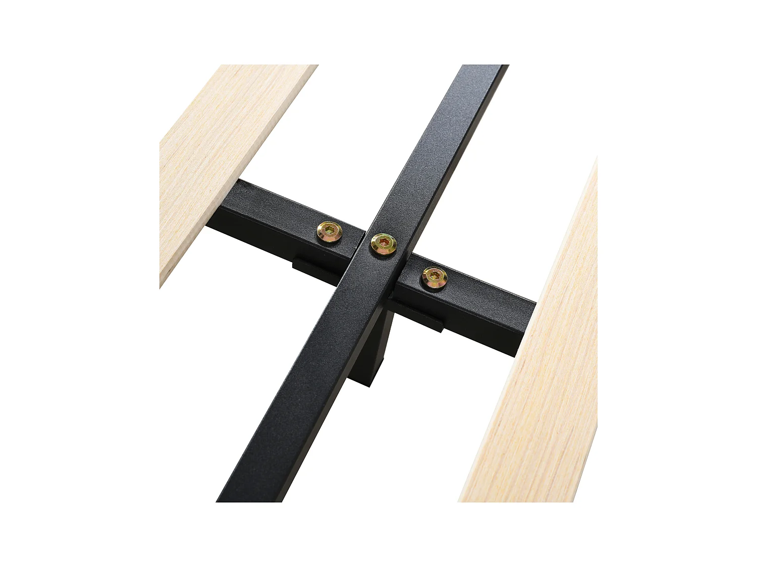 Gestoffeerd bed met hoofdbord 140 x 200 cm - Beervorm - Fluweel - Wit