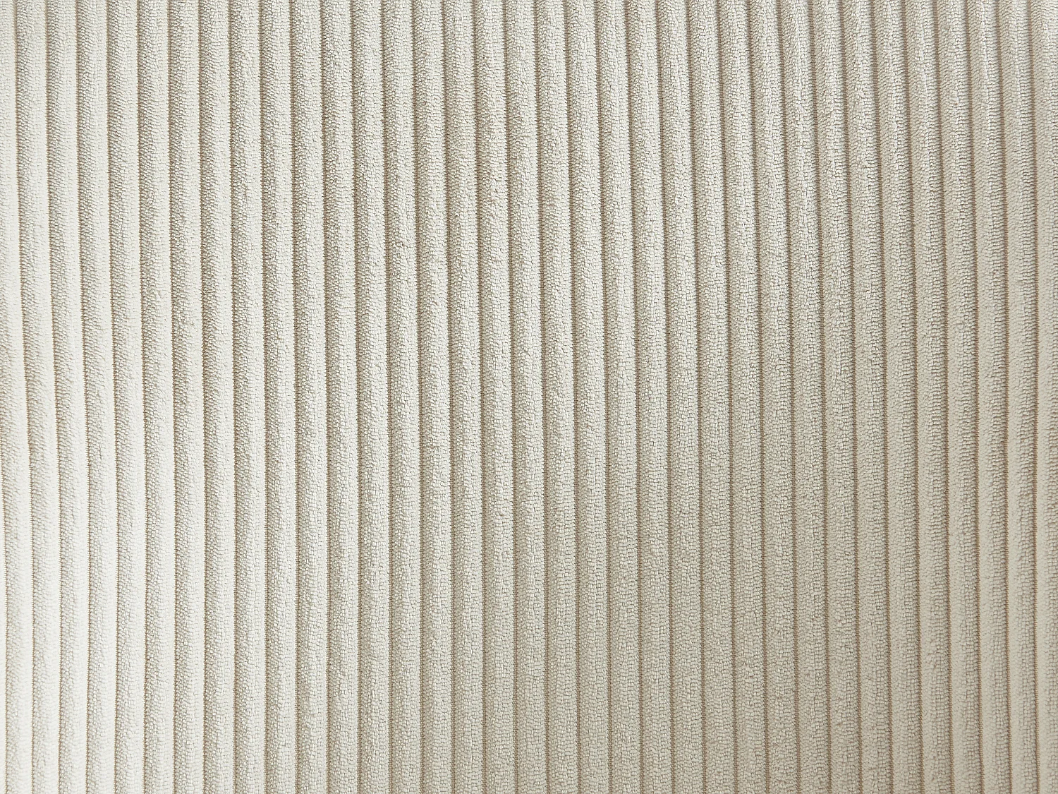 Stuhl mit Armlehnen 2er-Set - Cord & schwarzes Metall - Beige - MARENZIA