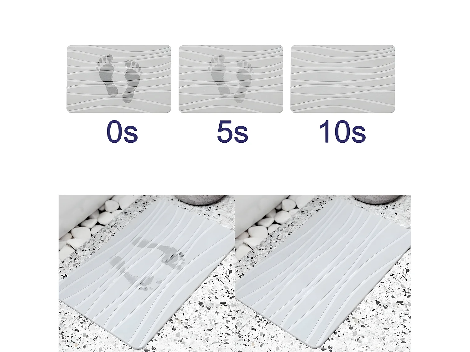 Tapis universel de terre de diatomée