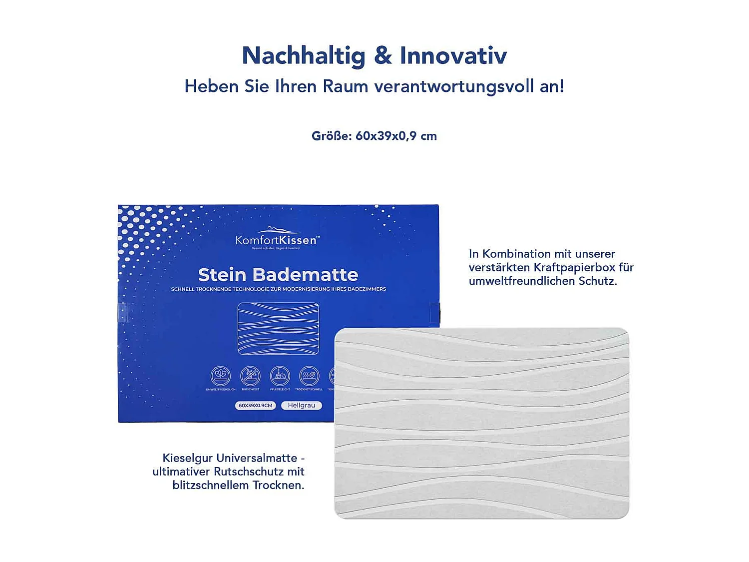 Tapis universel de terre de diatomée