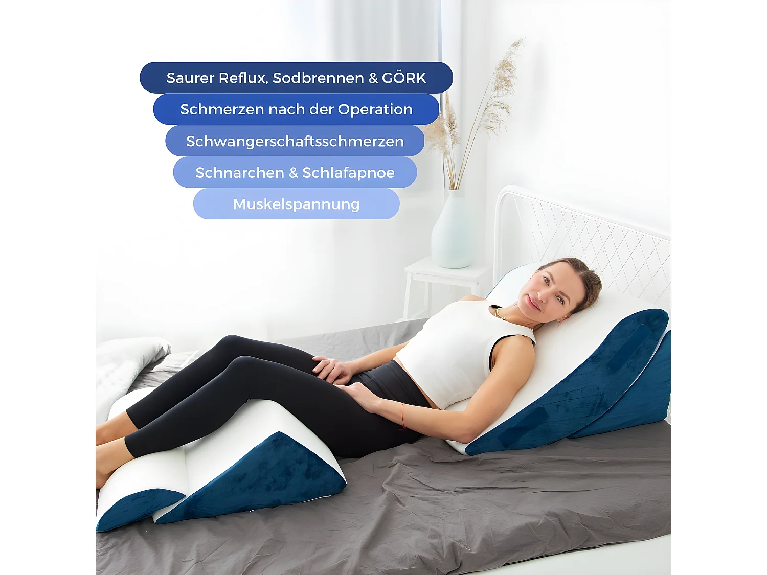 Oreiller ergonomique 4en1