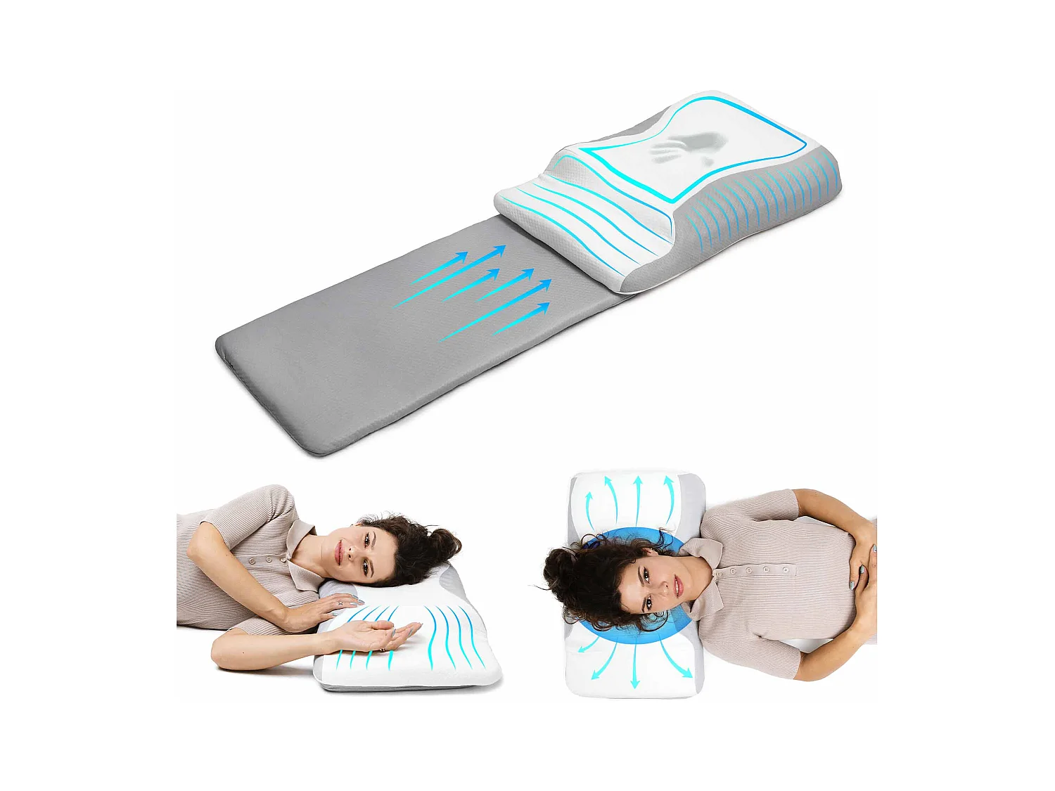 Double coussin ergonomique