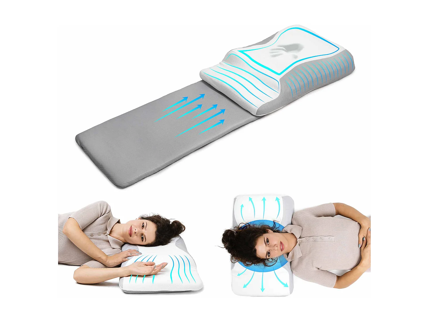 Double coussin ergonomique